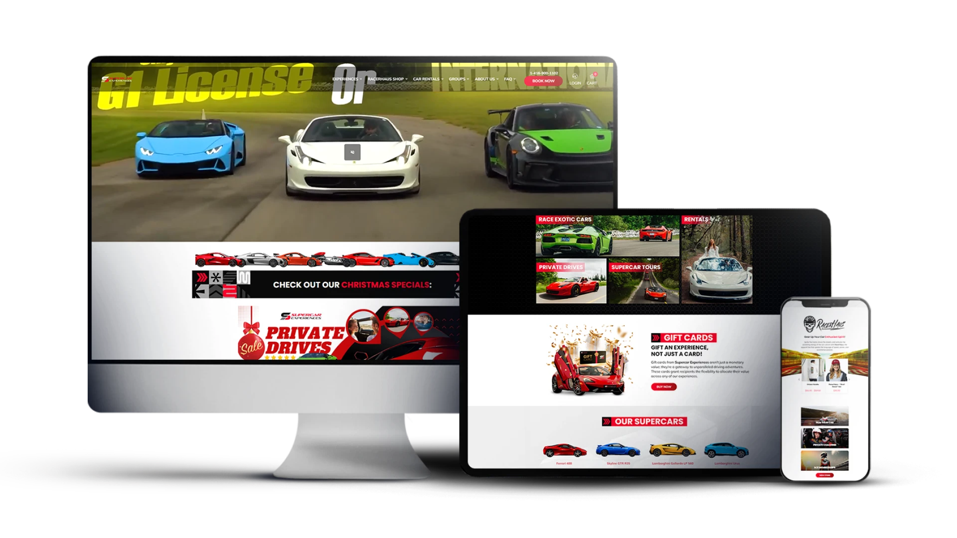Supercar Experiences Header – 2